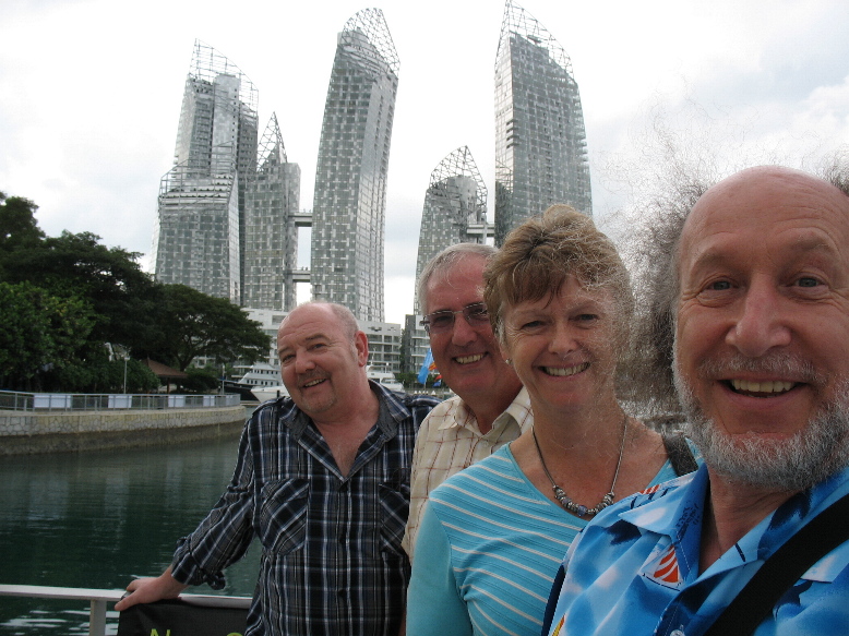 David and Marion White with Ken and Dave